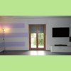 Portabalcone in PVC con cassonetto verniciato in tinta parete.
